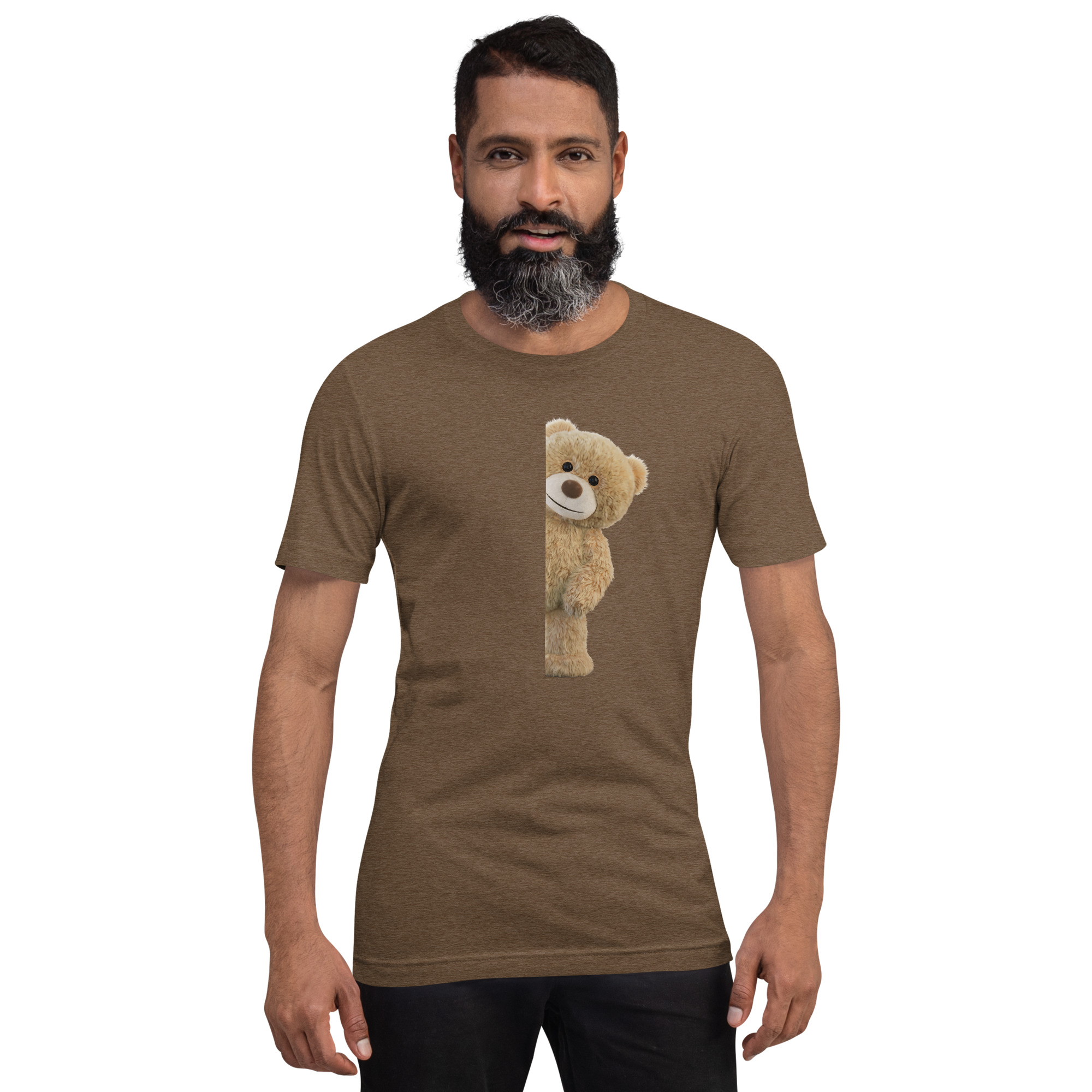 unisex-staple-t-shirt-heather-brown-front-6904e352dd6d8.jpg