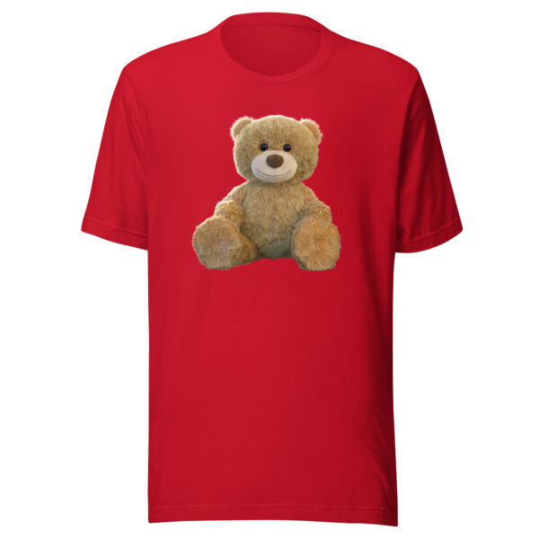Fluffy Sitting Teddy Bear – Unisex t-shirt